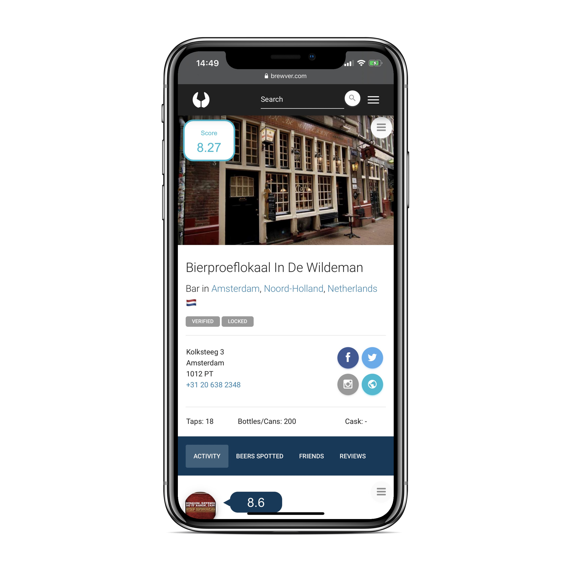 Find the best beer venues on Brewver